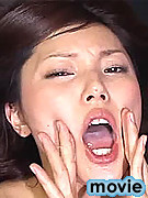 Ai Kato lookalike eats 100 bukkake semen shots